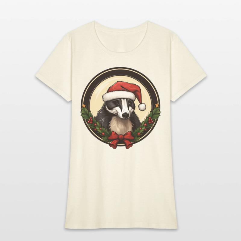 Christmas badgers