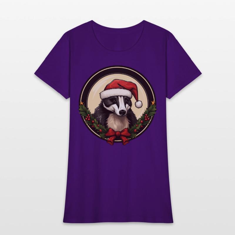 Christmas badgers