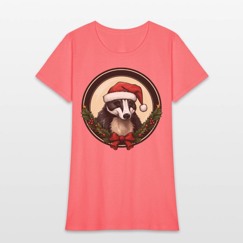 Christmas badgers