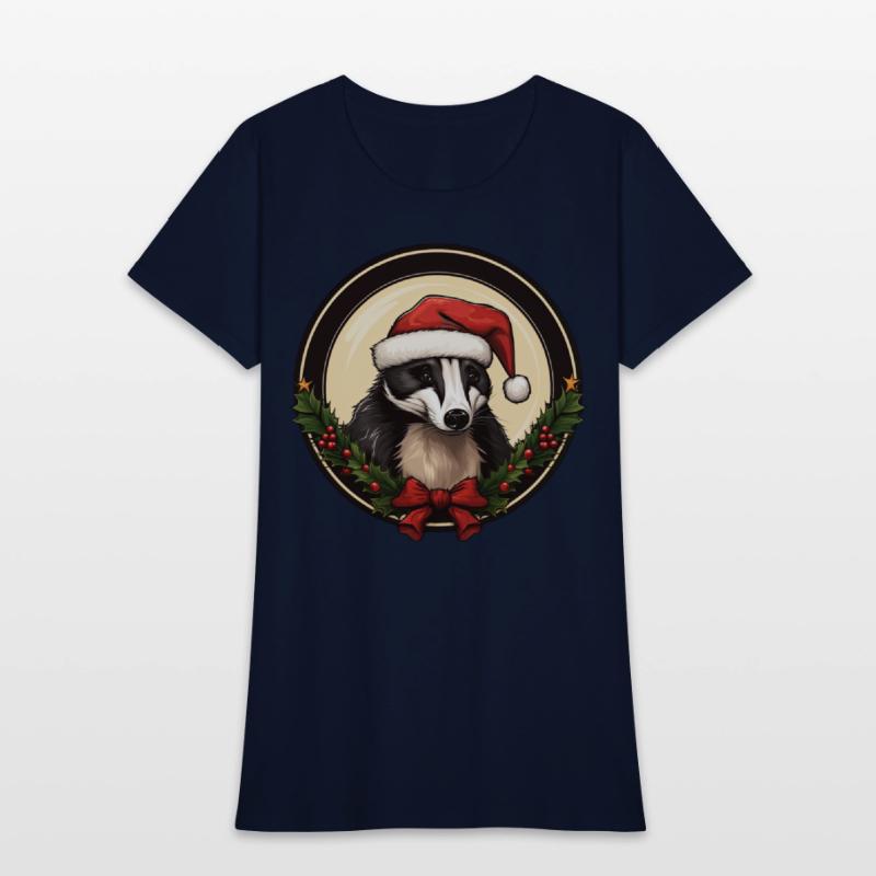 Christmas badgers