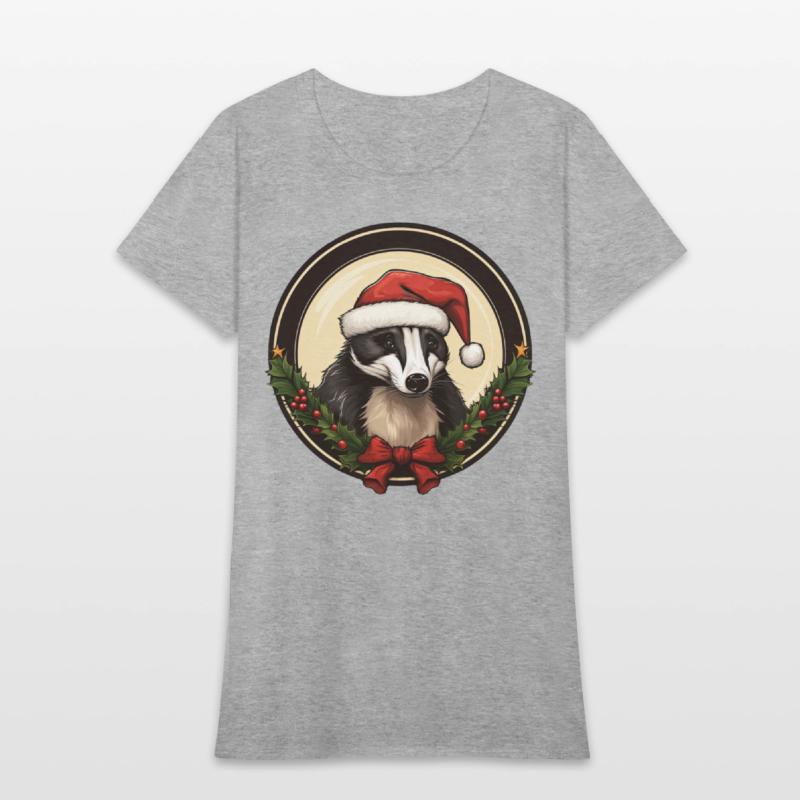 Christmas badgers