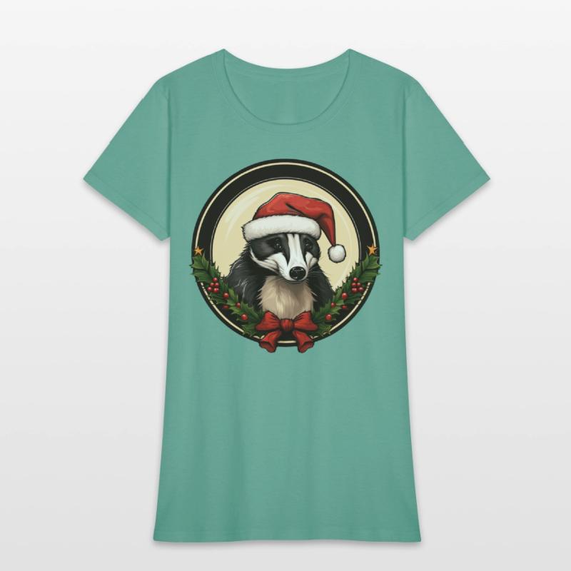 Christmas badgers