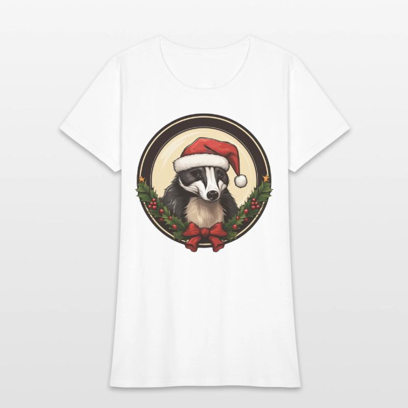 Christmas badgers