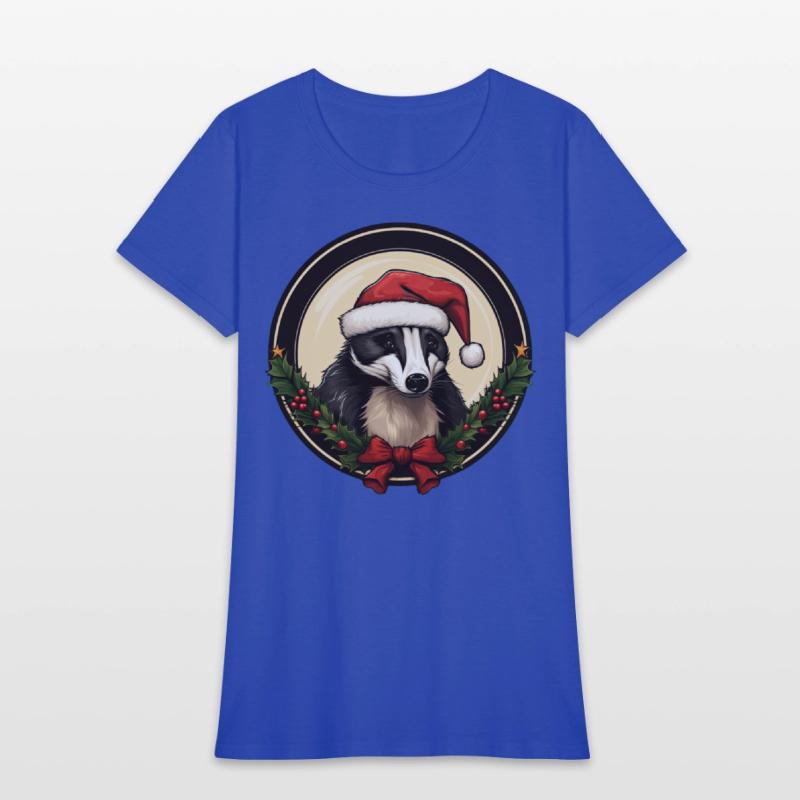 Christmas badgers