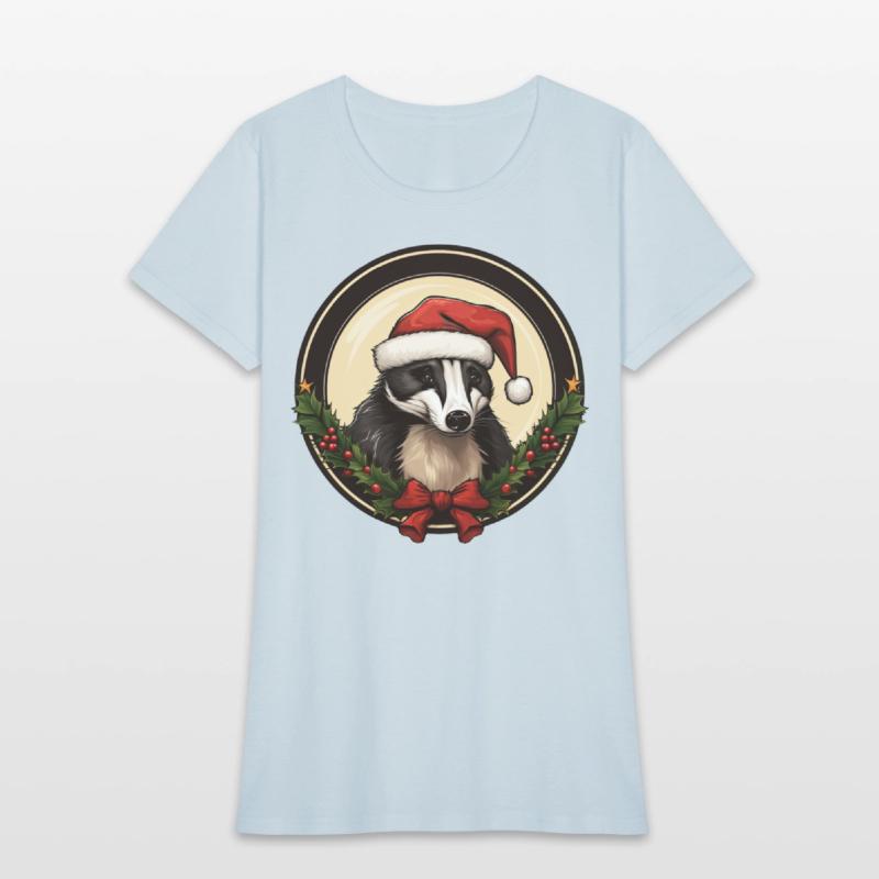 Christmas badgers