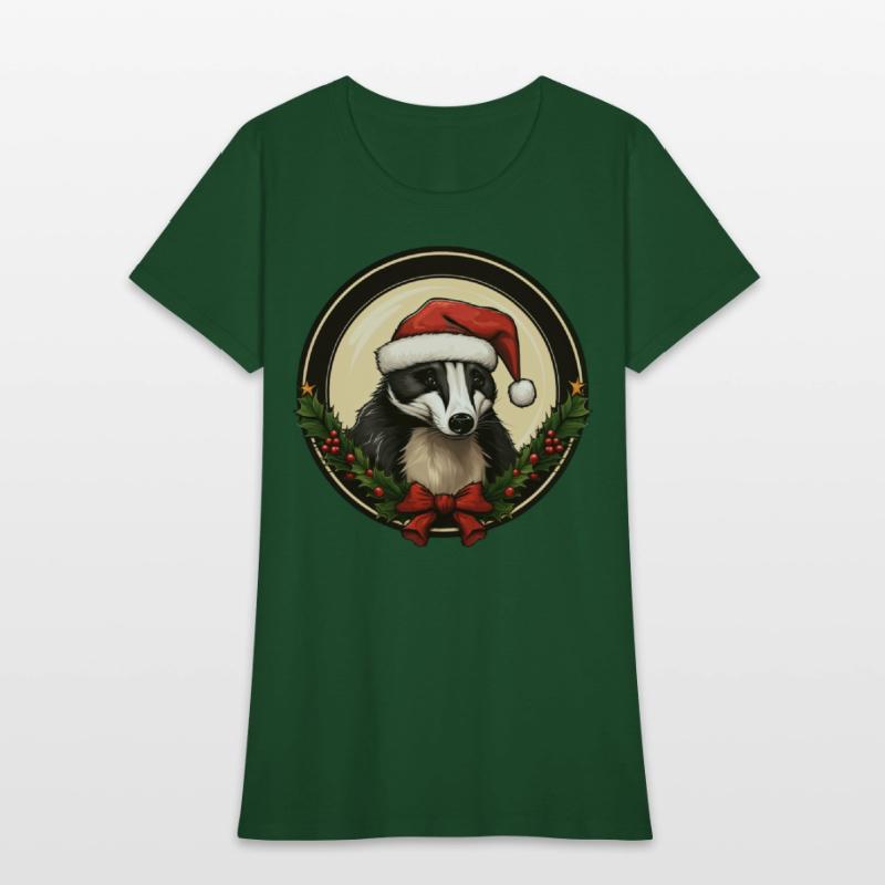 Christmas badgers
