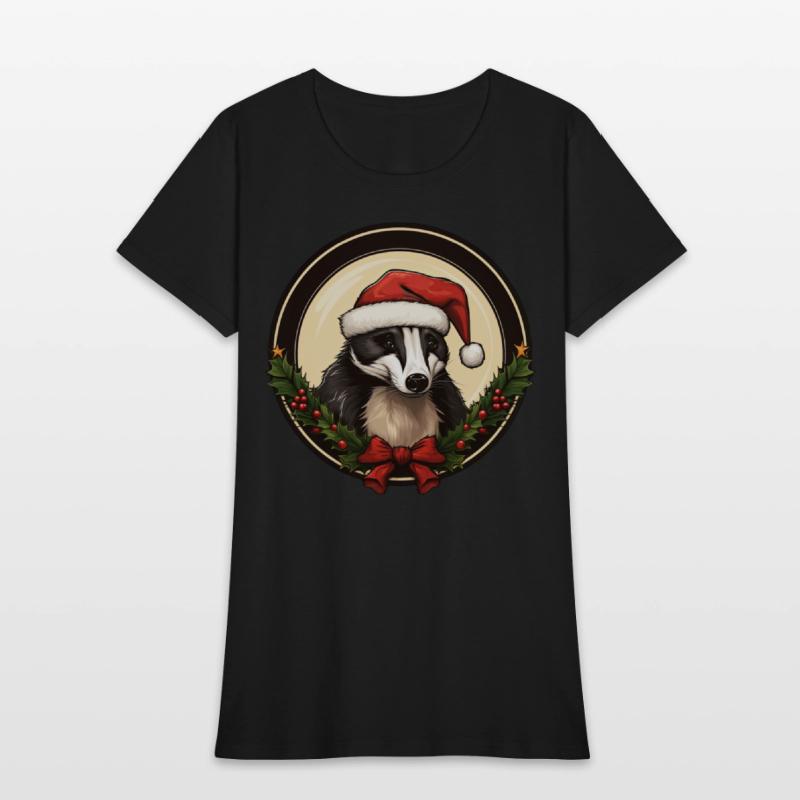 Christmas badgers