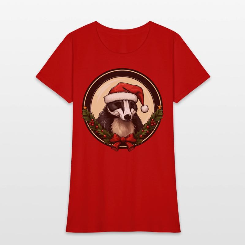 Christmas badgers