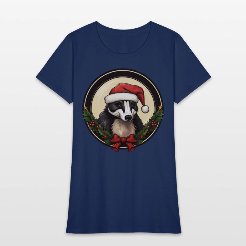 Christmas badgers