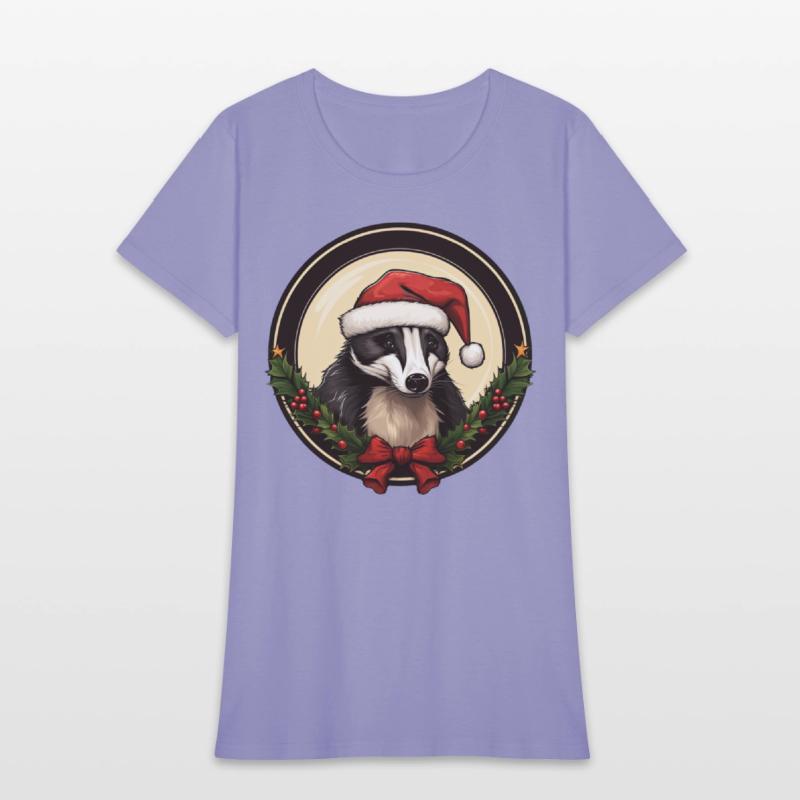 Christmas badgers