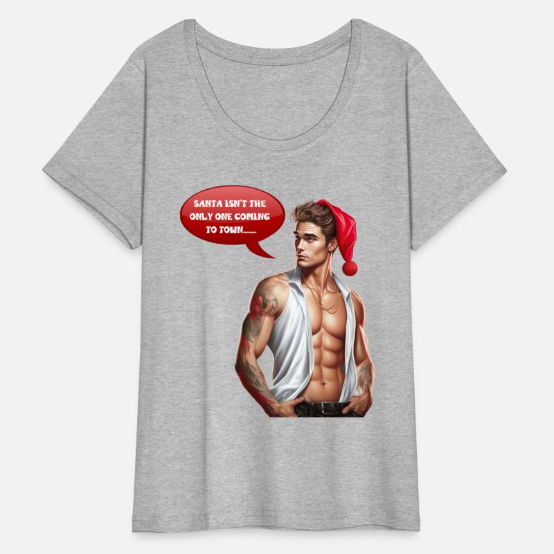 Christmas Nice Cute and Handsome Santa Hat Man