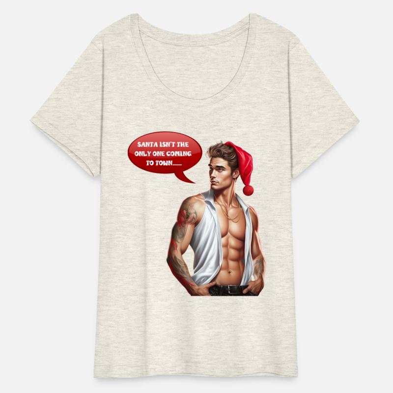 Christmas Nice Cute and Handsome Santa Hat Man