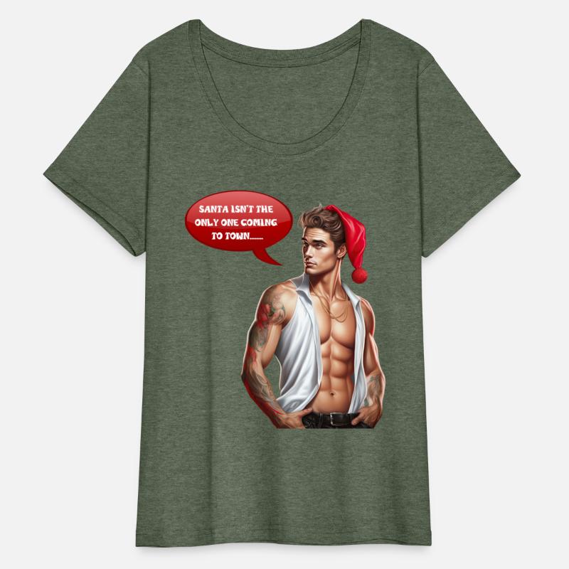 Christmas Nice Cute and Handsome Santa Hat Man