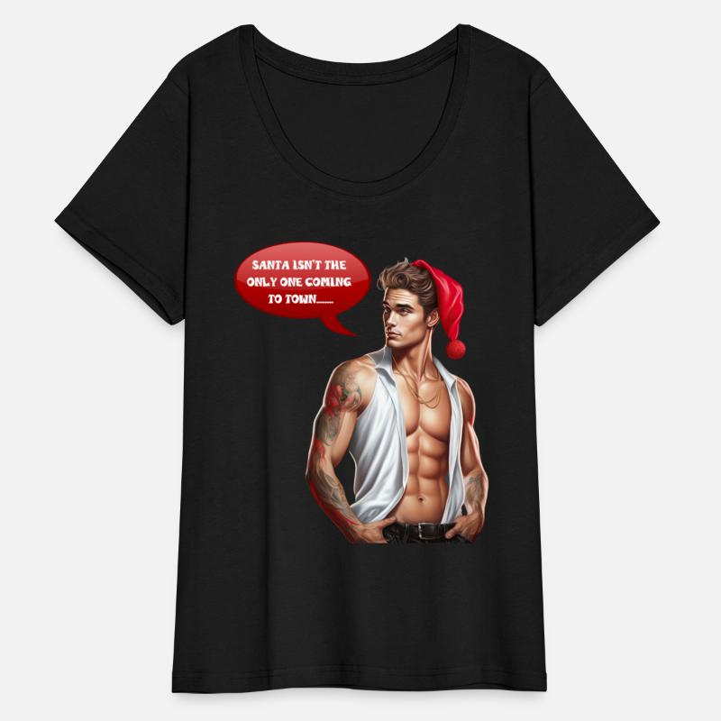 Christmas Nice Cute and Handsome Santa Hat Man