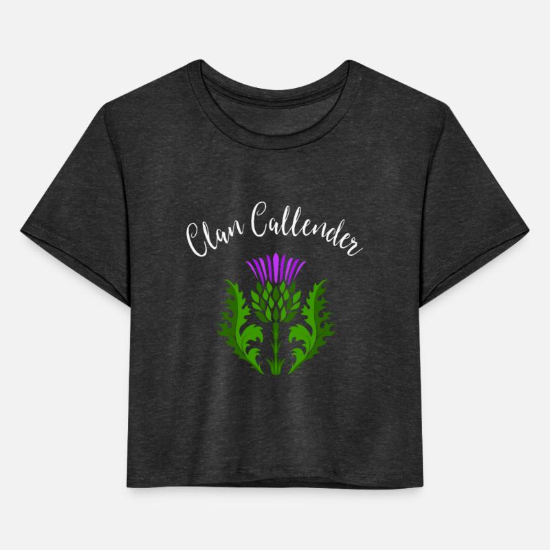 Clan Callender Surname Thistle Flower Scottish