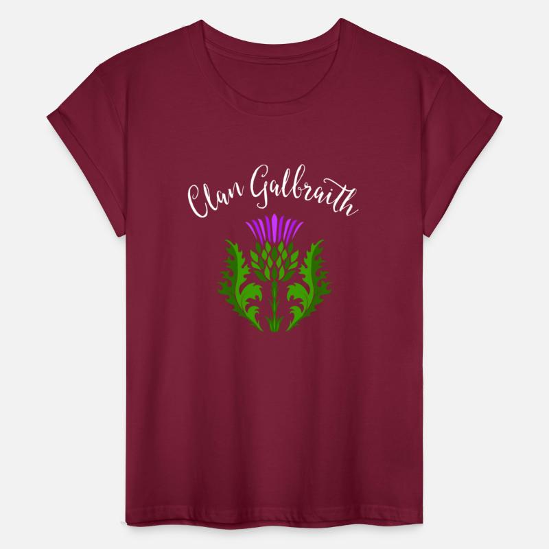 Clan Galbraith Surname Thistle Flower Scottish