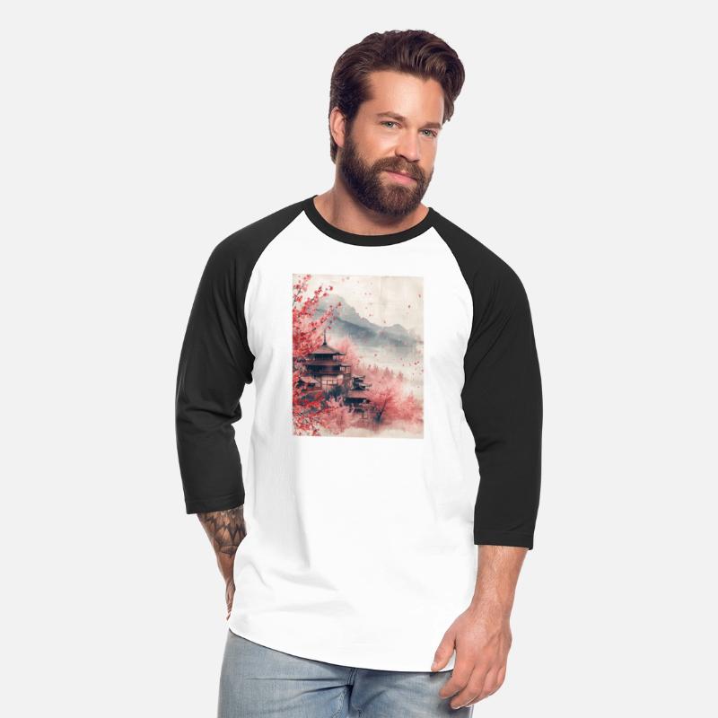 Classic Scenery Papyrus Scroll Onsen Japanese Art