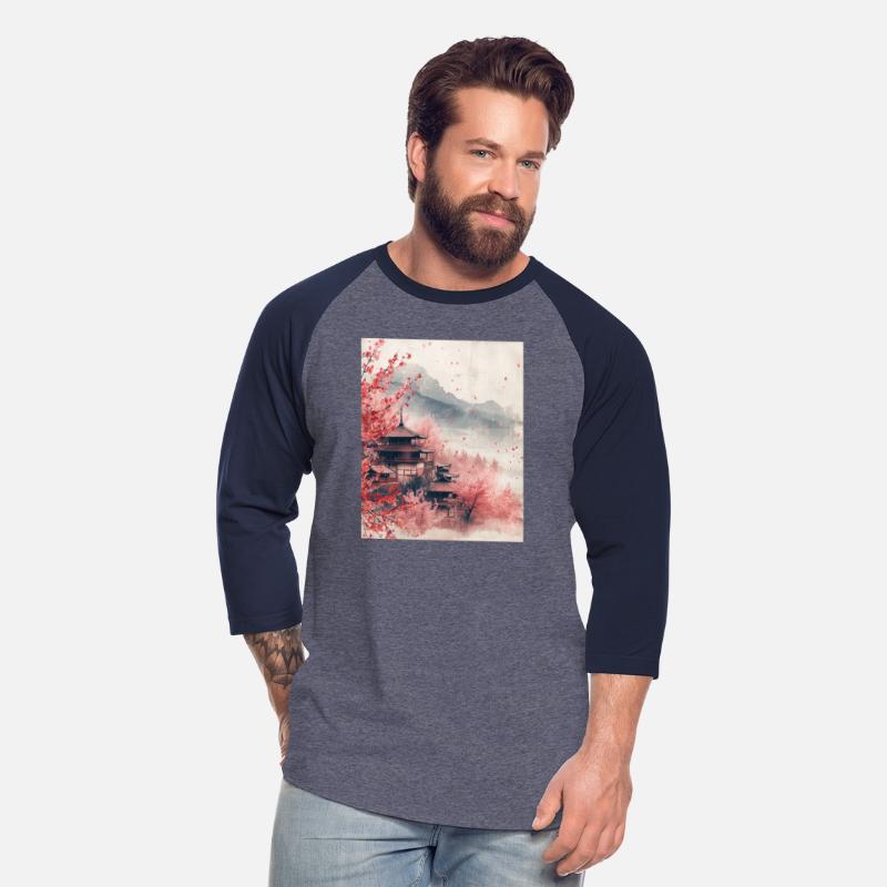 Classic Scenery Papyrus Scroll Onsen Japanese Art