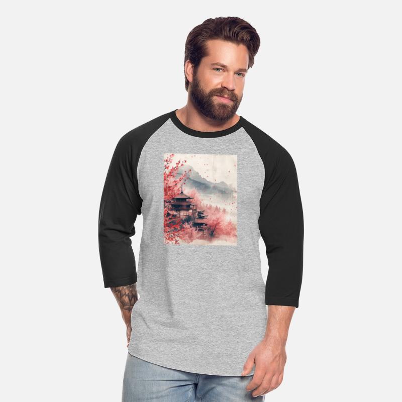 Classic Scenery Papyrus Scroll Onsen Japanese Art