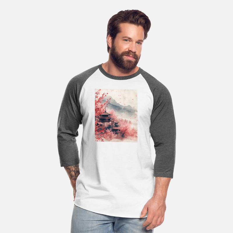 Classic Scenery Papyrus Scroll Onsen Japanese Art