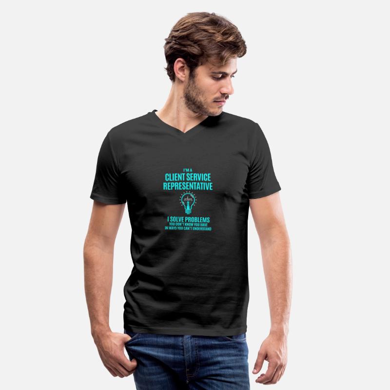 Client Service Representative T Shirt - I Solve Pr