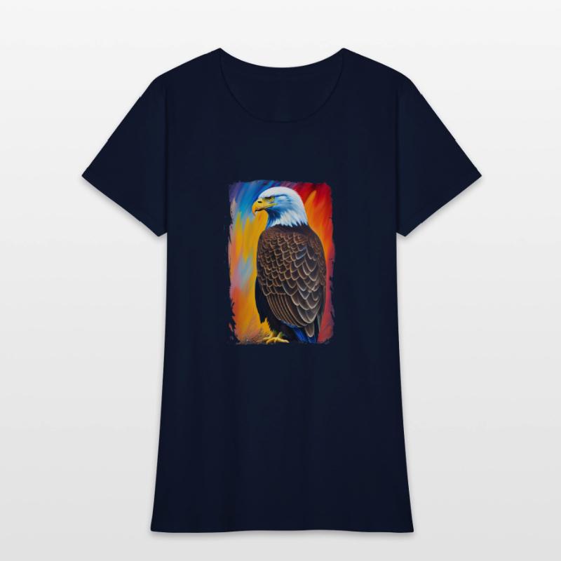 Colorful Bald Eagle Art