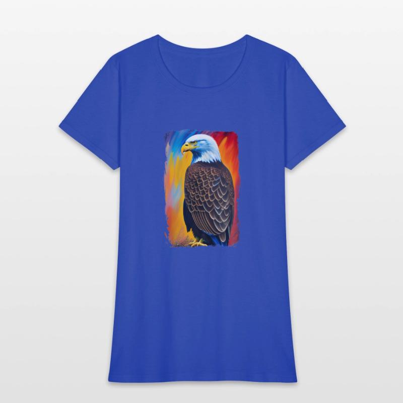 Colorful Bald Eagle Art