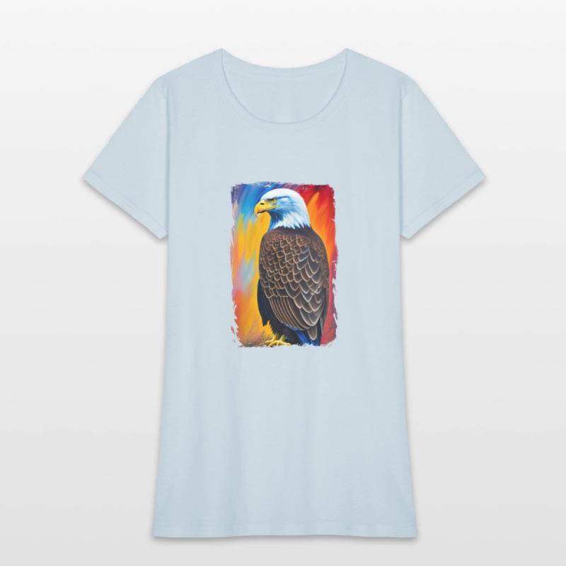 Colorful Bald Eagle Art