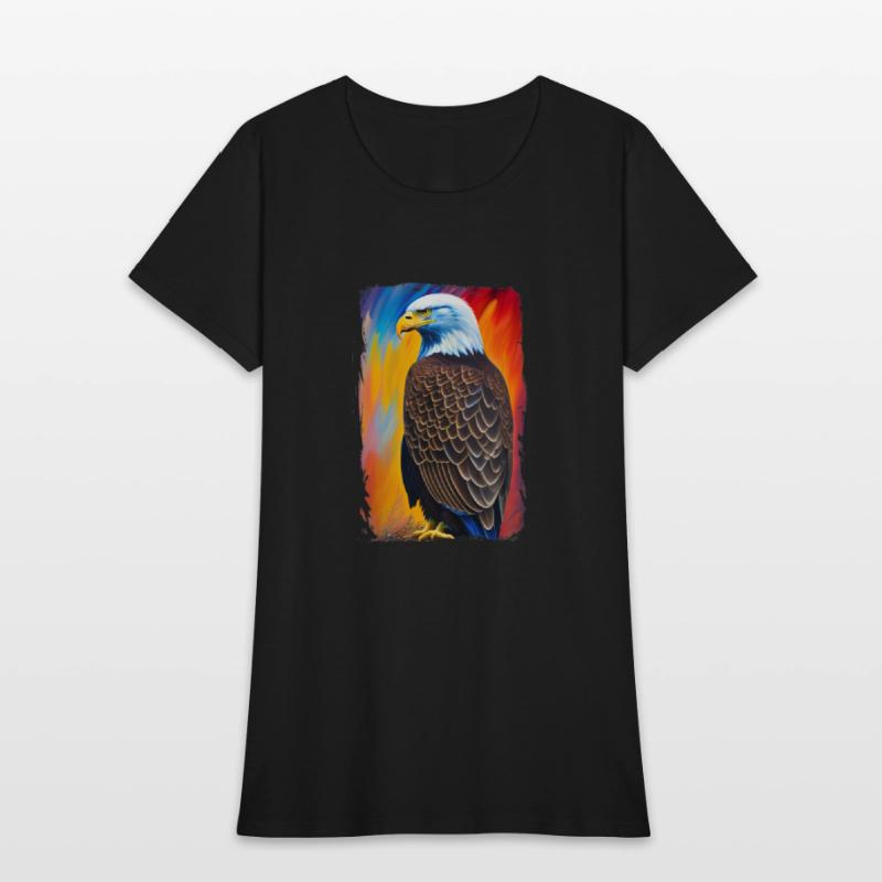 Colorful Bald Eagle Art