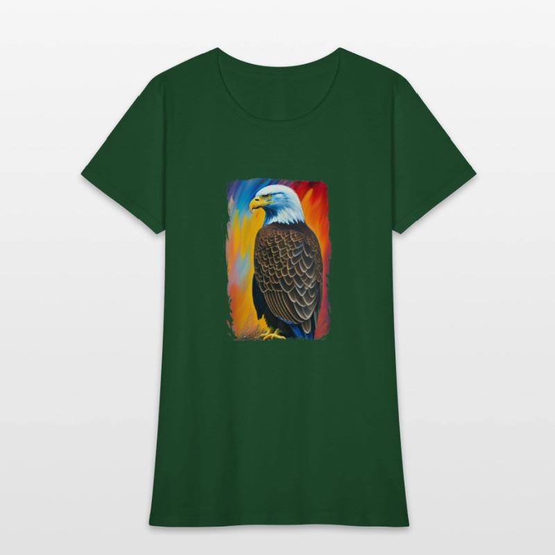 Colorful Bald Eagle Art