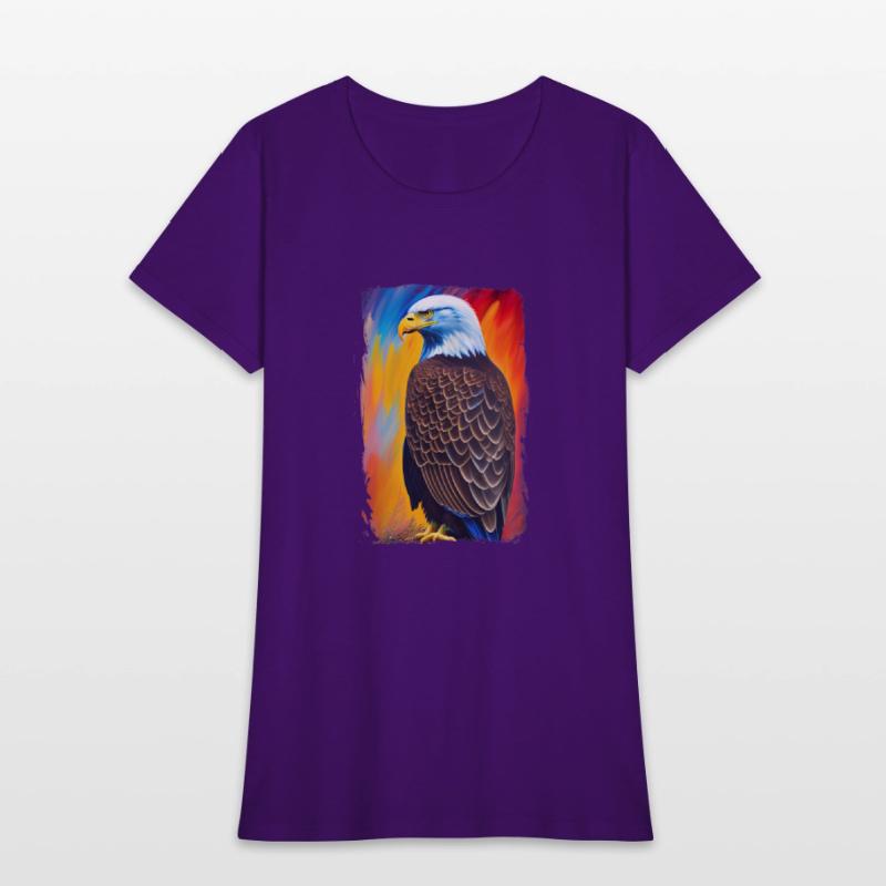 Colorful Bald Eagle Art