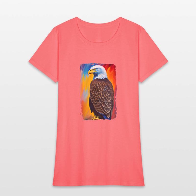 Colorful Bald Eagle Art