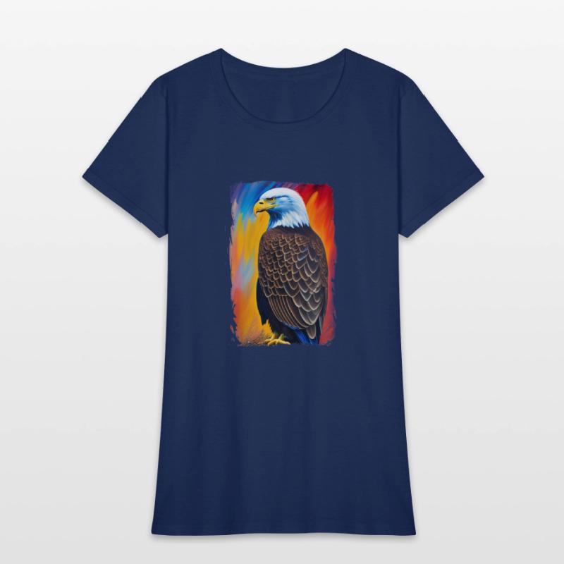 Colorful Bald Eagle Art