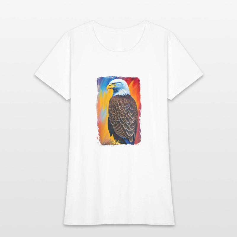 Colorful Bald Eagle Art