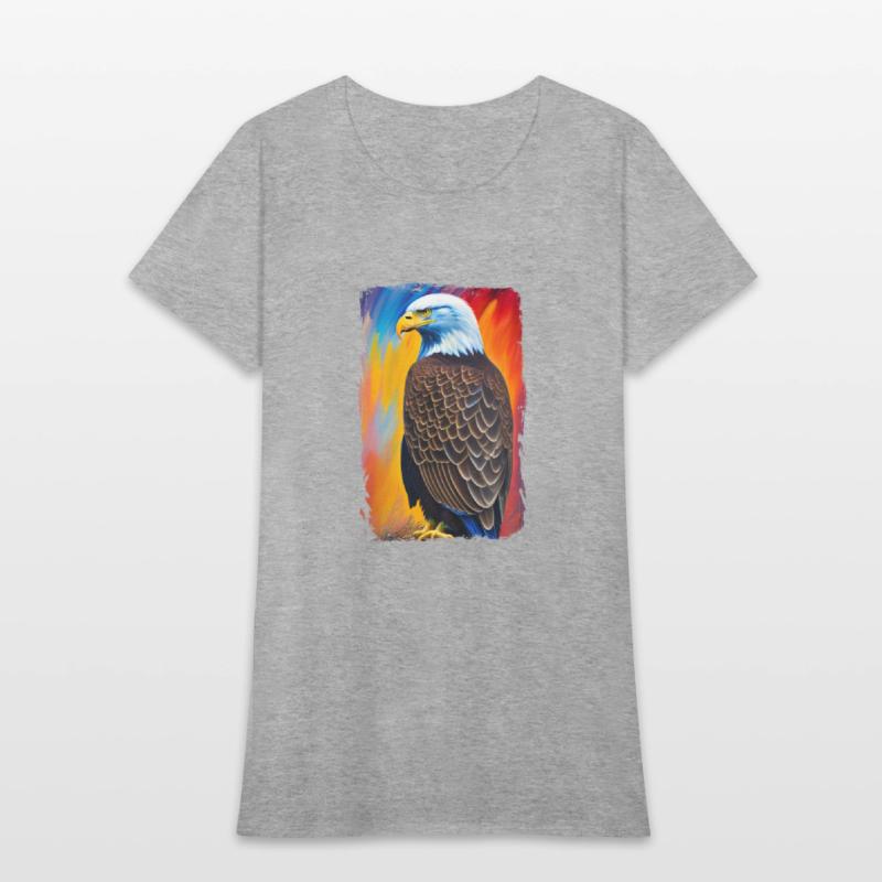 Colorful Bald Eagle Art