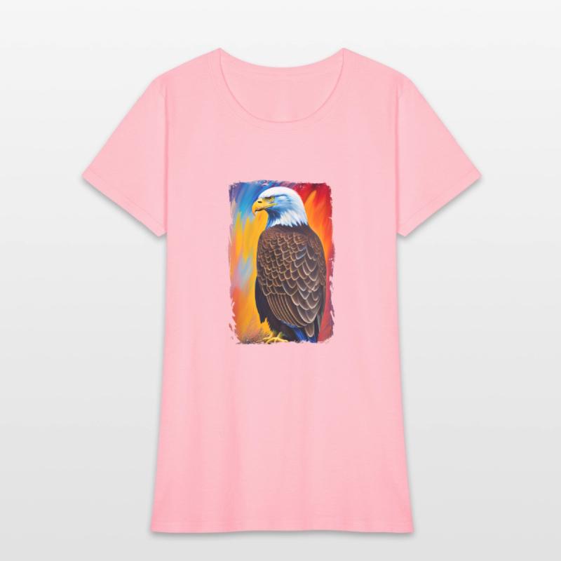 Colorful Bald Eagle Art