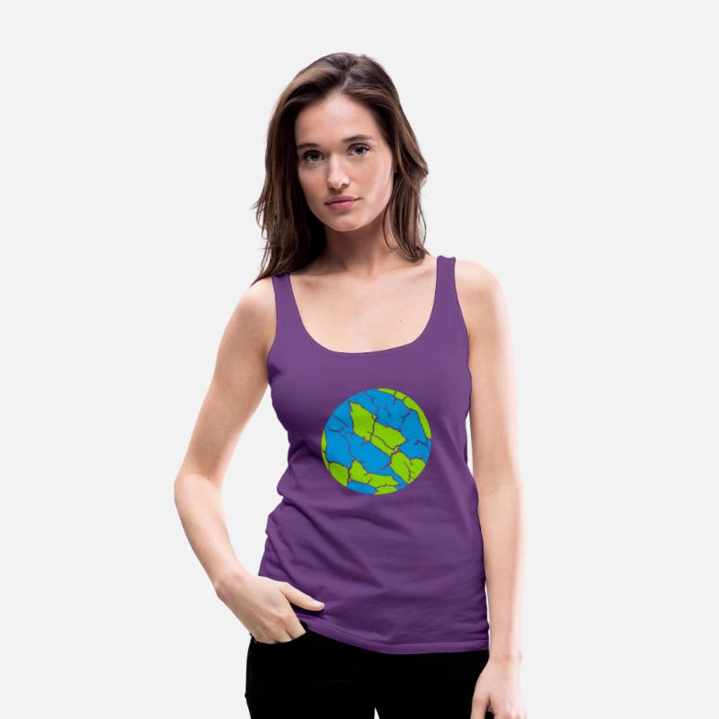 Colorful ball cracks pattern