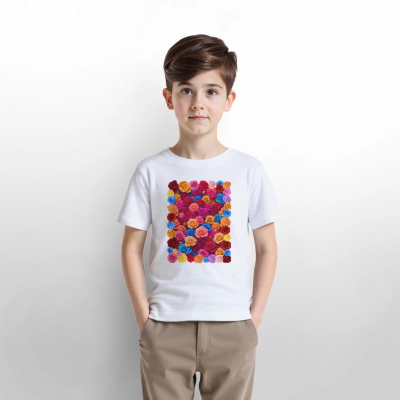 Colorful flower decoration design