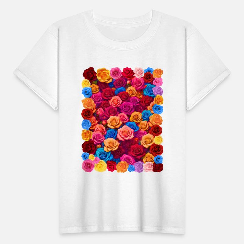 Colorful flower decoration design