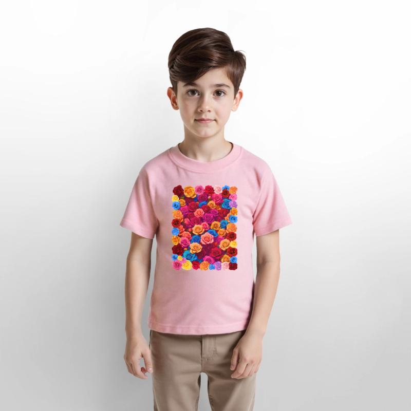 Colorful flower decoration design