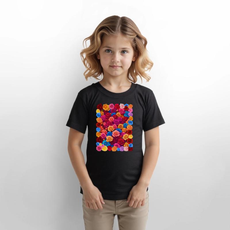 Colorful flower decoration design