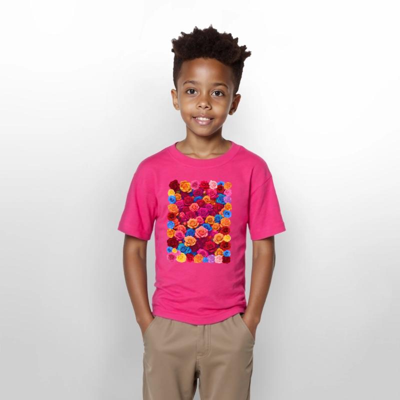 Colorful flower decoration design