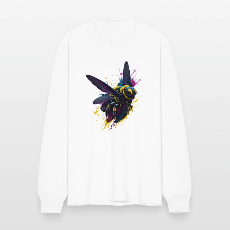 Colorful Flying Wasp