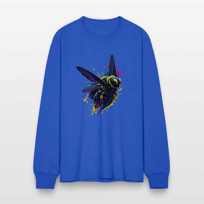 Colorful Flying Wasp