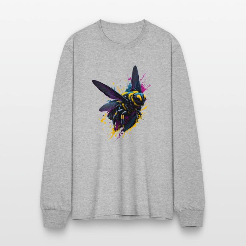 Colorful Flying Wasp