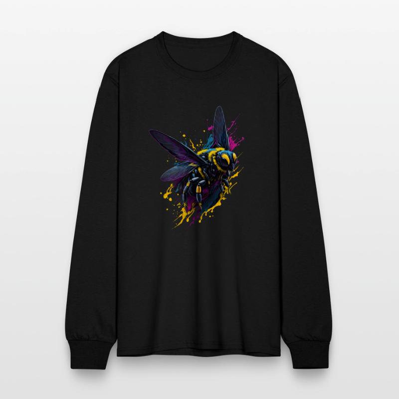 Colorful Flying Wasp