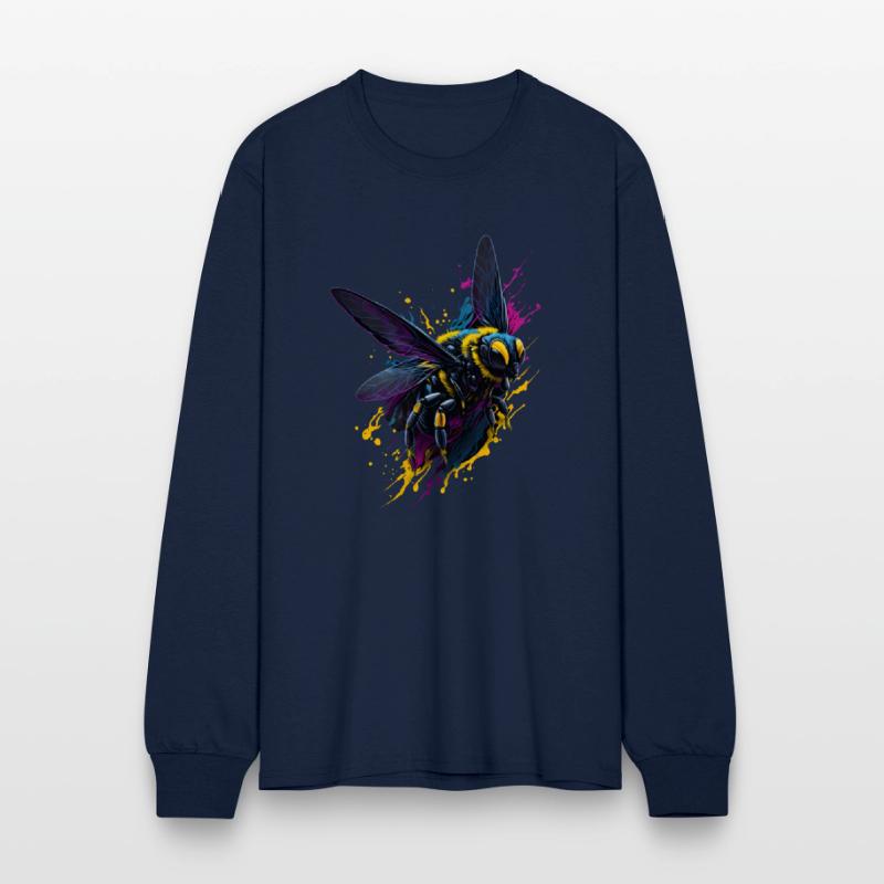 Colorful Flying Wasp