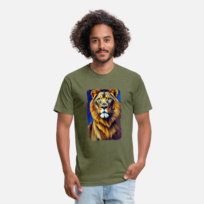 Colorful Portrait Lion Artwork