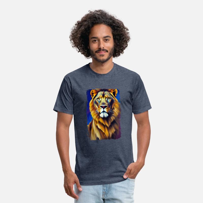 Colorful Portrait Lion Artwork