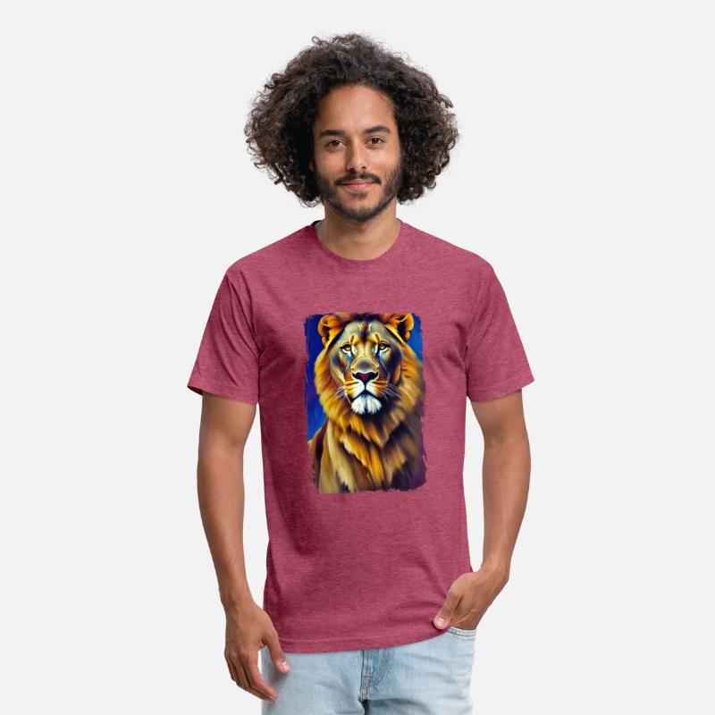 Colorful Portrait Lion Artwork
